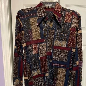 Mr. Man satin button up shirt